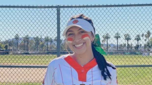 Miranda De Nava Riverside Poly softball courtesy RP Athletics April 24-30 SoCal AOW